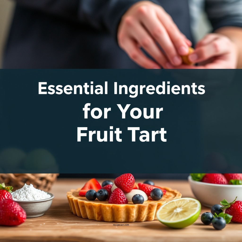 Essential Ingredients for Your Fruit Tart - basic fruit tart recipe