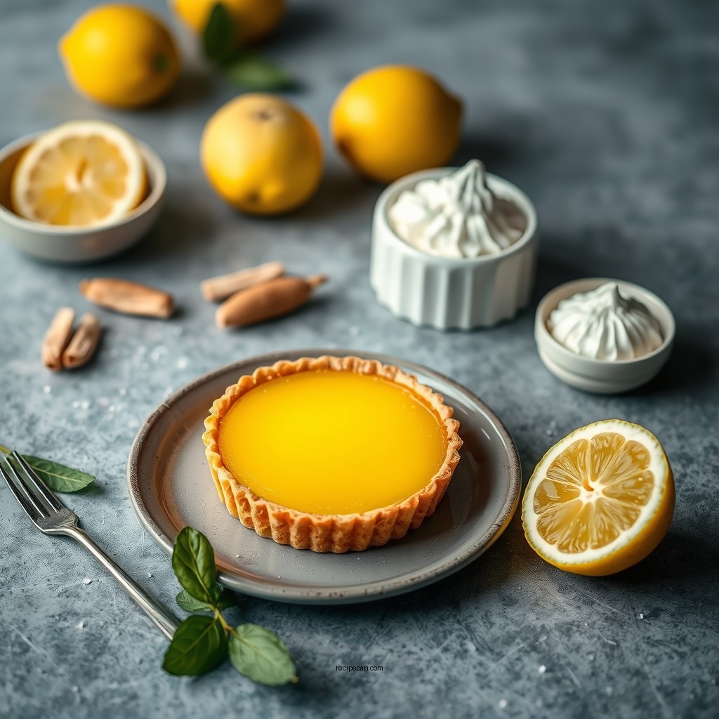 Essential Ingredients for Lemon Tart - basic lemon tart recipe