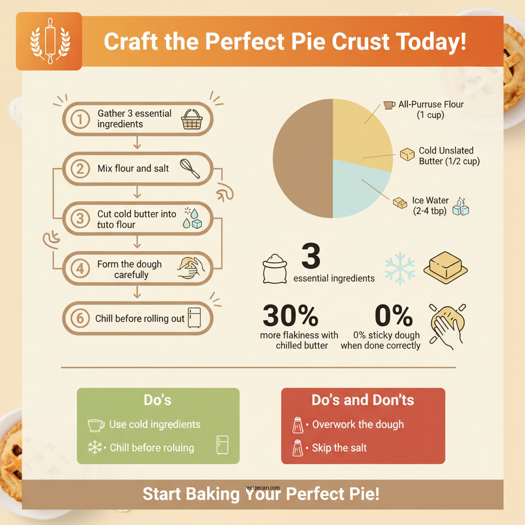 basic pie crust recipe - Data Infographic and Statistics