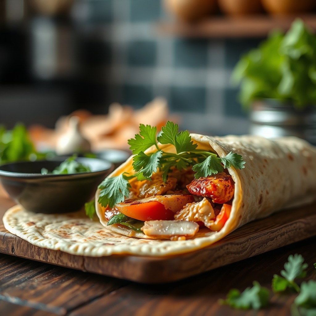 Ingredients You'll Need - bbq chicken wrap recipe