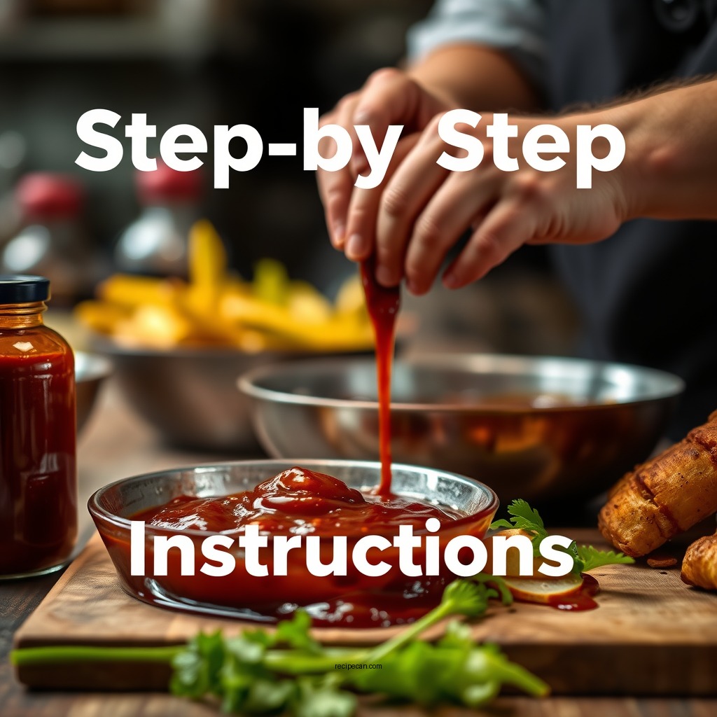 Step-by-Step Instructions - bbq sauce recipe