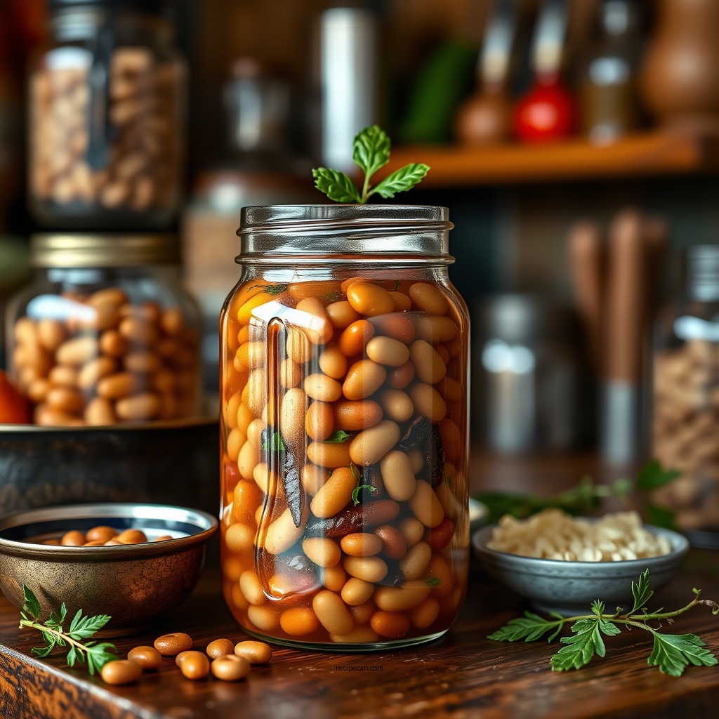 Ingredients for Bean Soup in a Jar - bean soup in a jar gift recipe