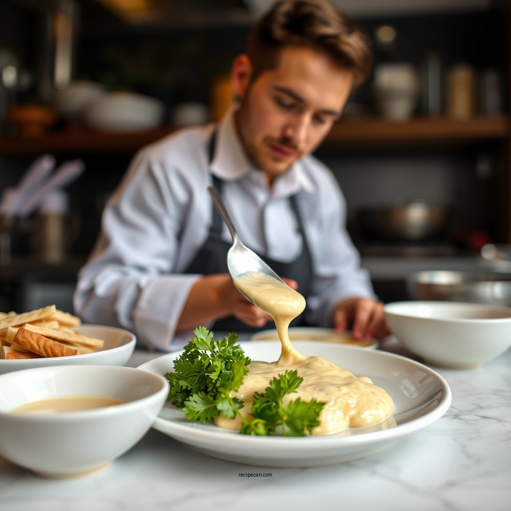 Step-by-Step Preparation - béchamel sauce recipe