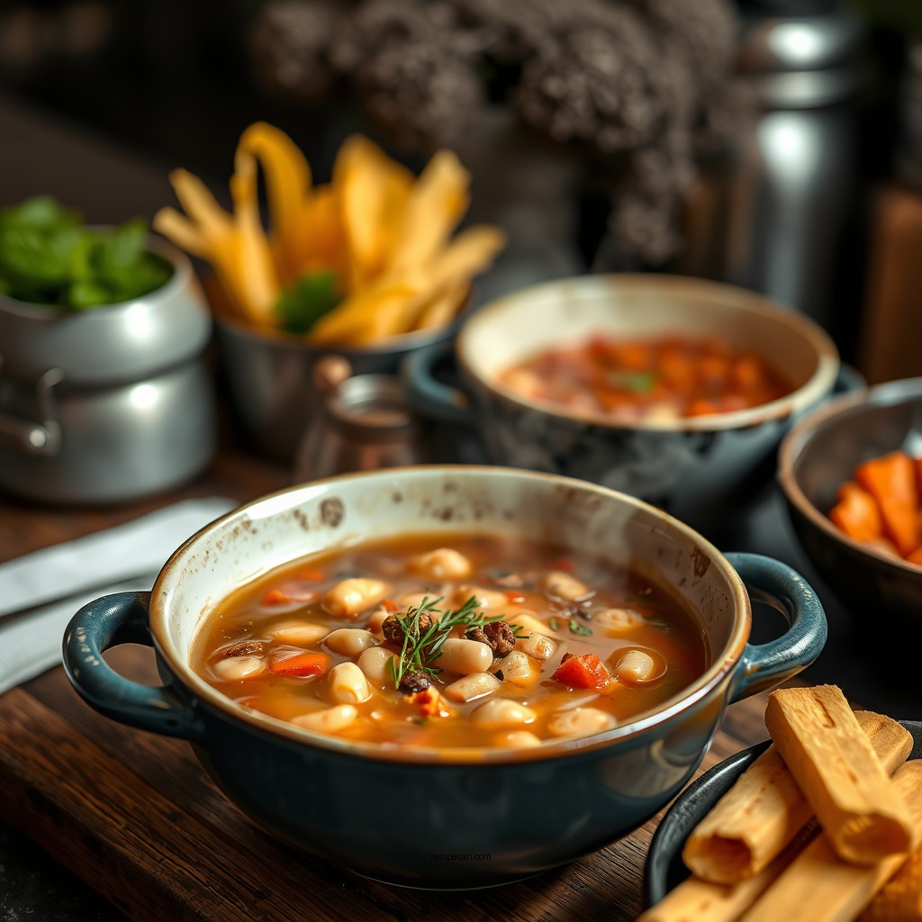 Cooking Instructions - beef and bean soup recipe