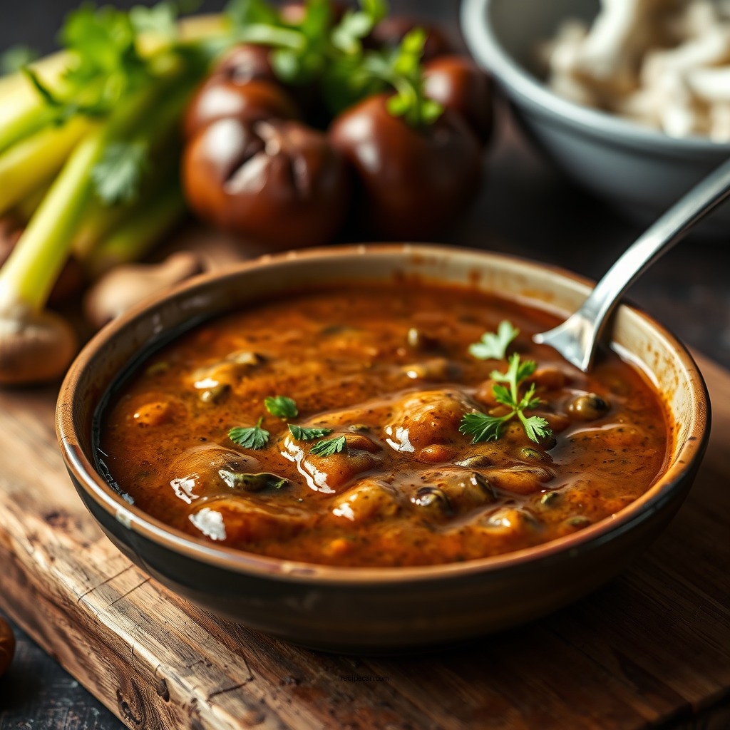 Savory Mushroom Sauce - beef steak sauce recipes