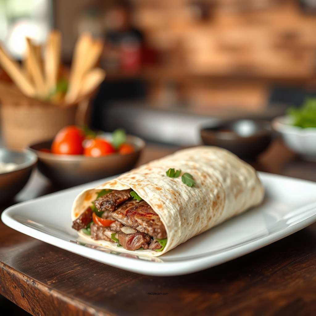 Classic Beef Steak Wrap - beef steak wraps recipes