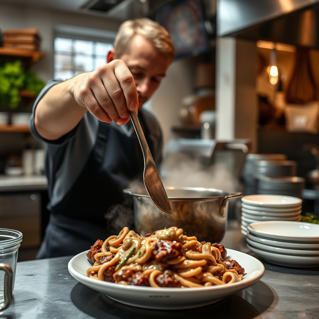 Step-by-Step Instructions for Making the Sauce - beef stroganoff sauce recipe
