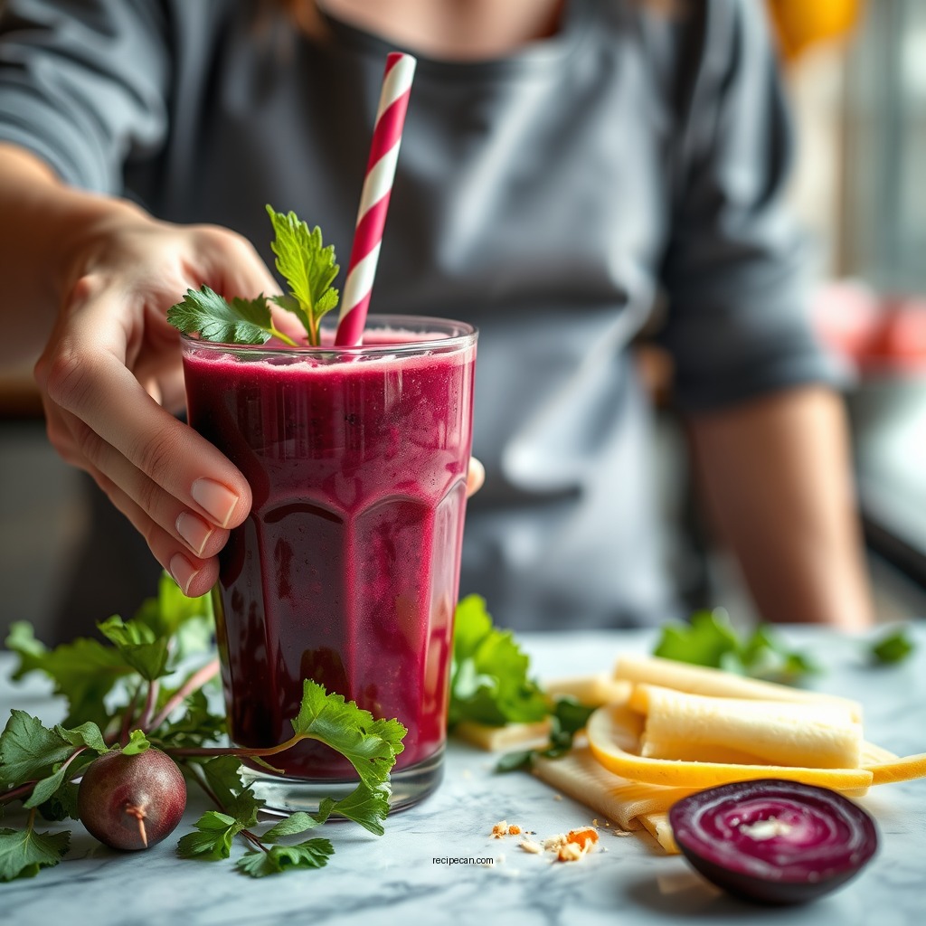 How to Prepare Your Beets Smoothie - beets smoothie recipe