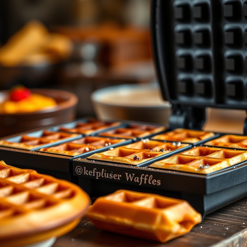 Choosing the Right Waffle Iron - belgian crispy waffle recipe