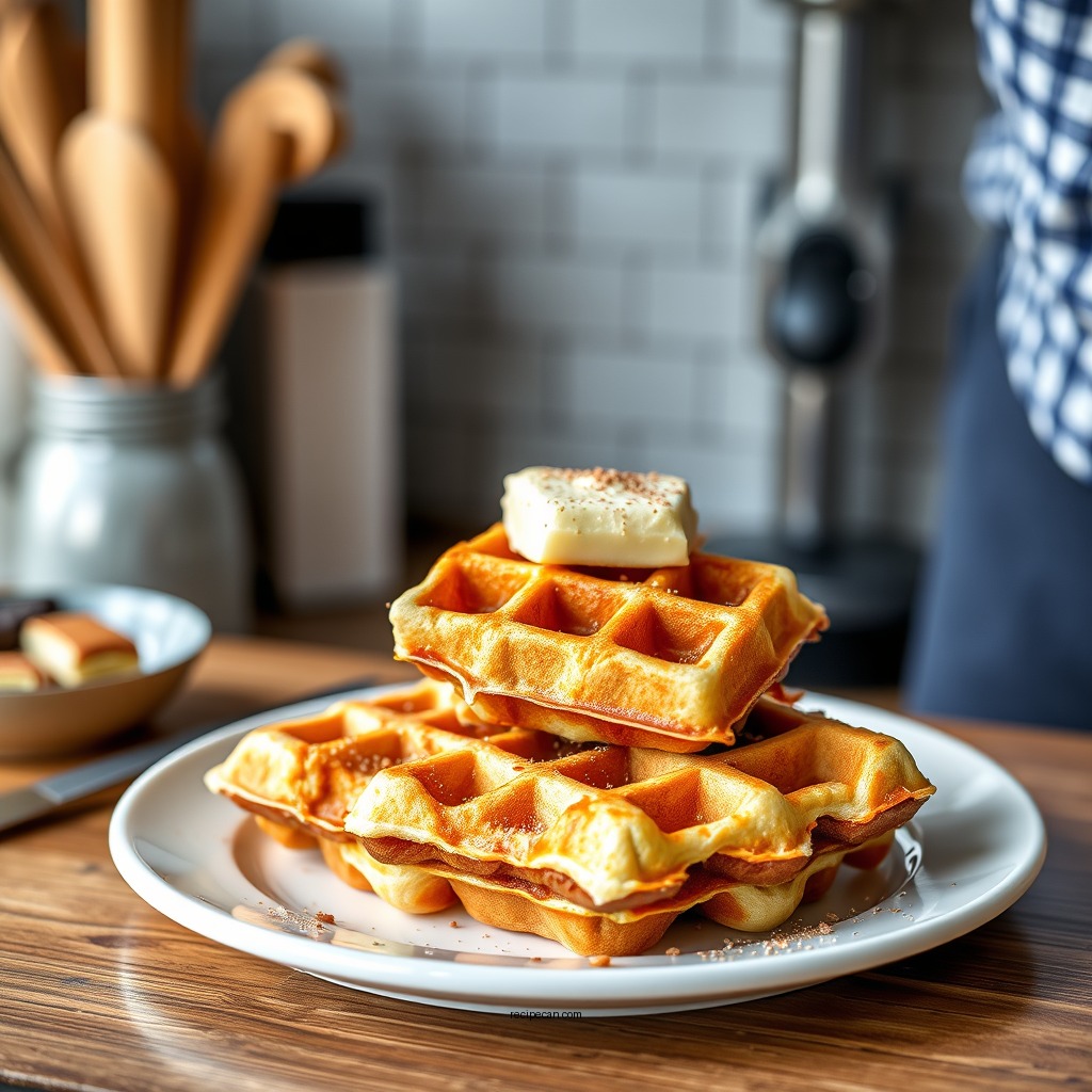 Essential Ingredients for Belgian Waffles - belgian crispy waffle recipe