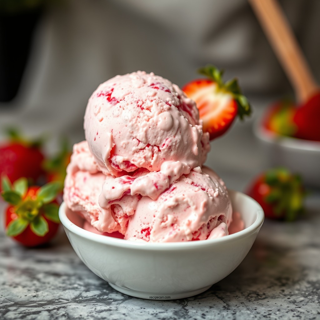 Making the Ice Cream Base - ben and jerry's strawberry ice cream recipe
