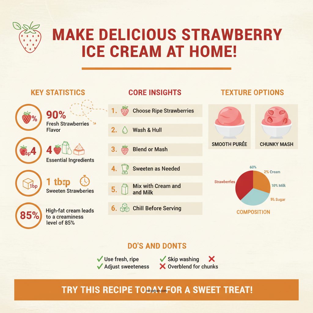 ben jerry's strawberry ice cream recipe - Data Infographic and Statistics