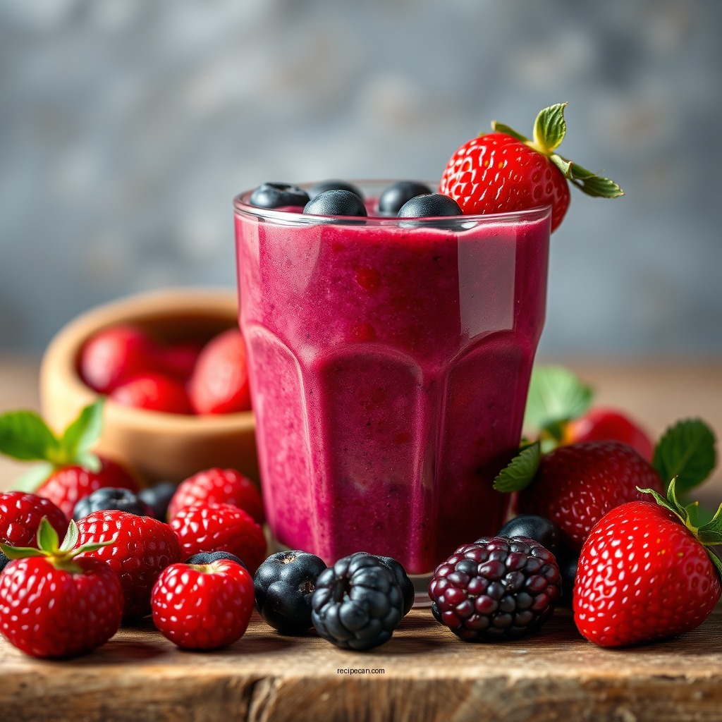 Choosing the Right Berries - berry smoothie recipe without yogurt