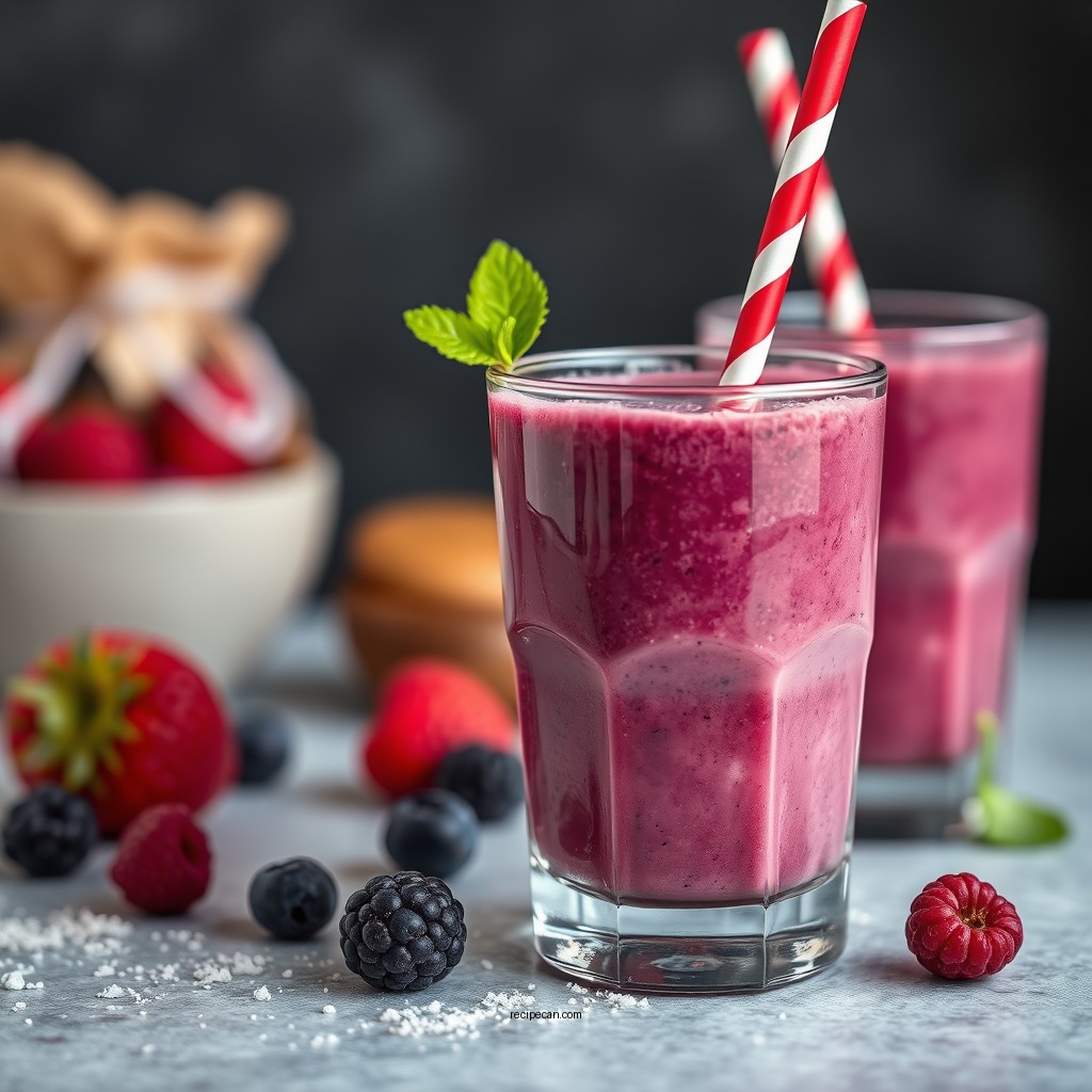 Sweetening Your Smoothie - berry smoothie recipe without yogurt