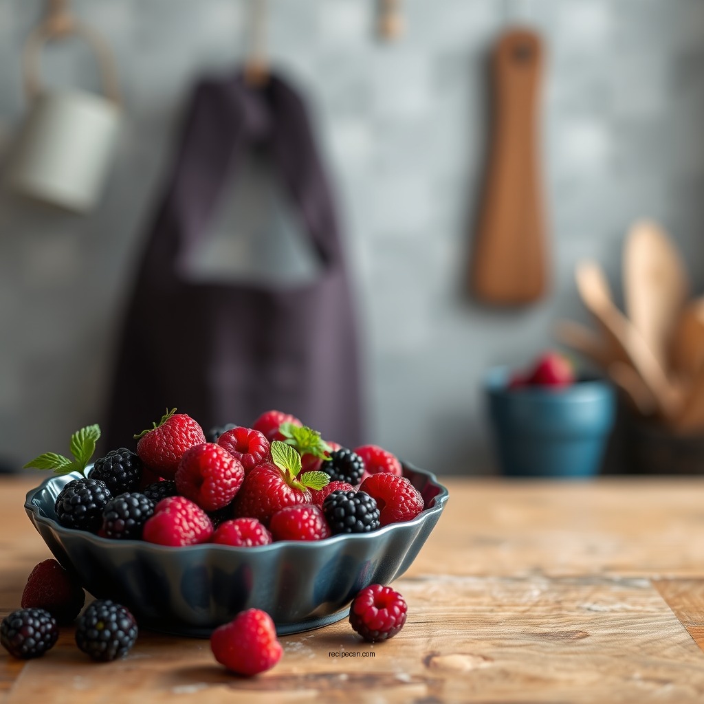 Choosing the Right Berries - berry tart recipe