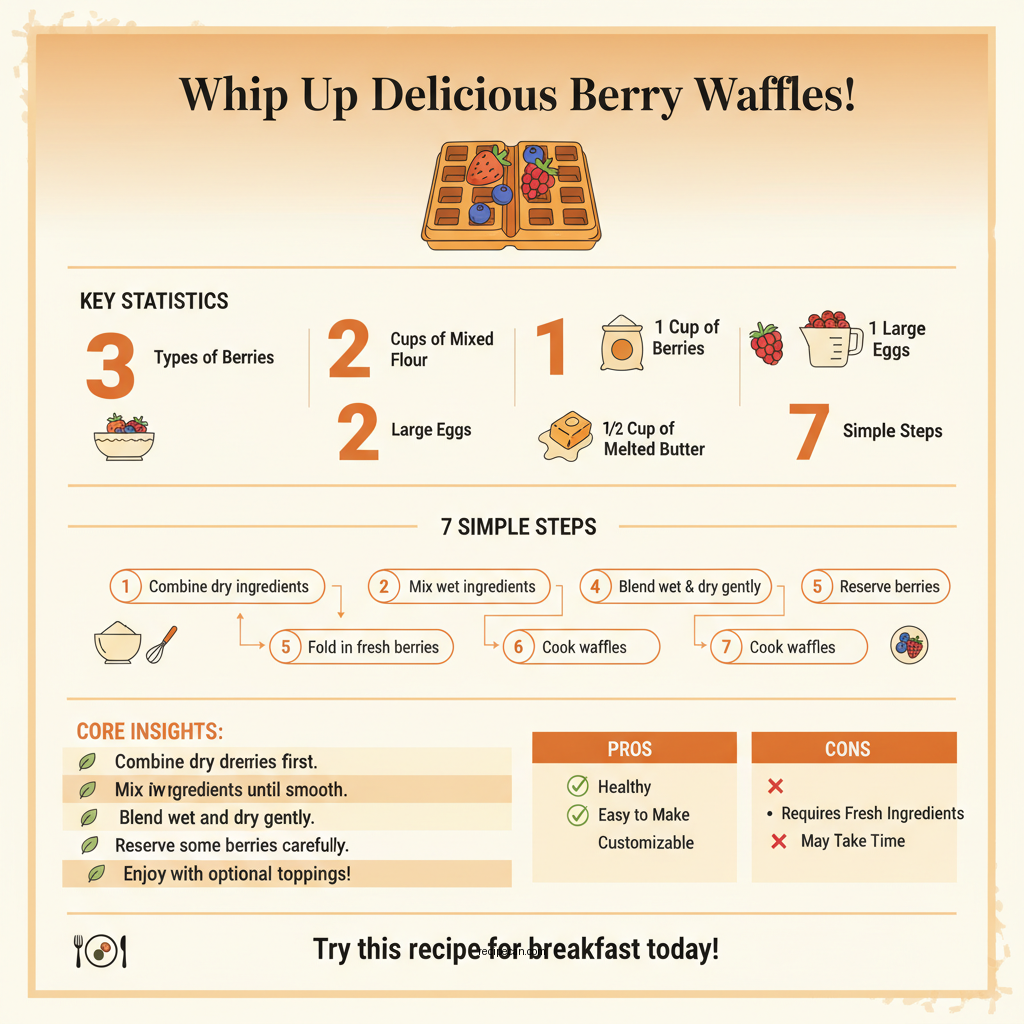 berry waffle recipe - Data Infographic and Statistics