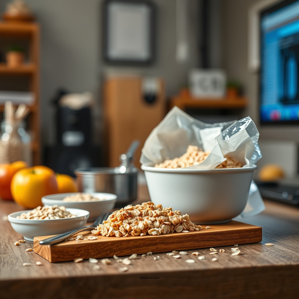 Ingredients You'll Need - best apple crumble recipe with oats