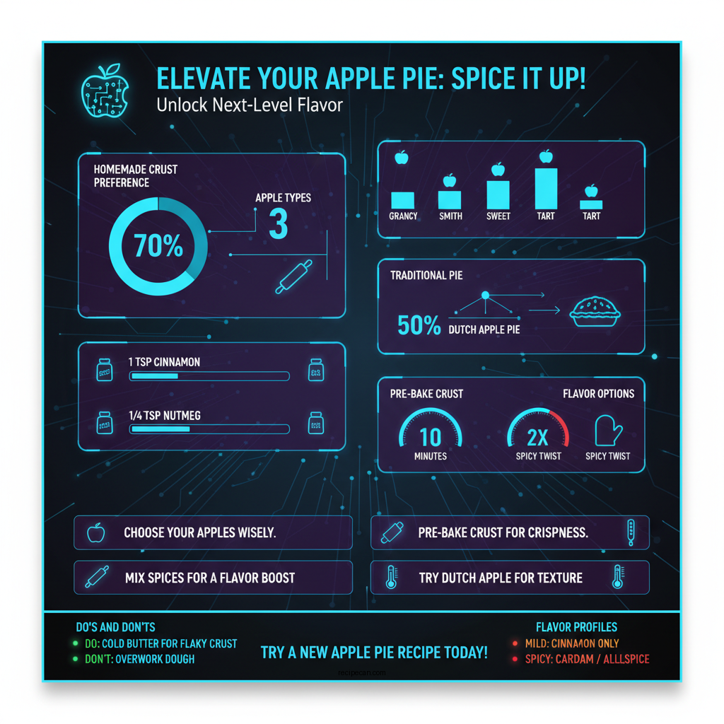 best apple pie recipes - Data Infographic and Statistics