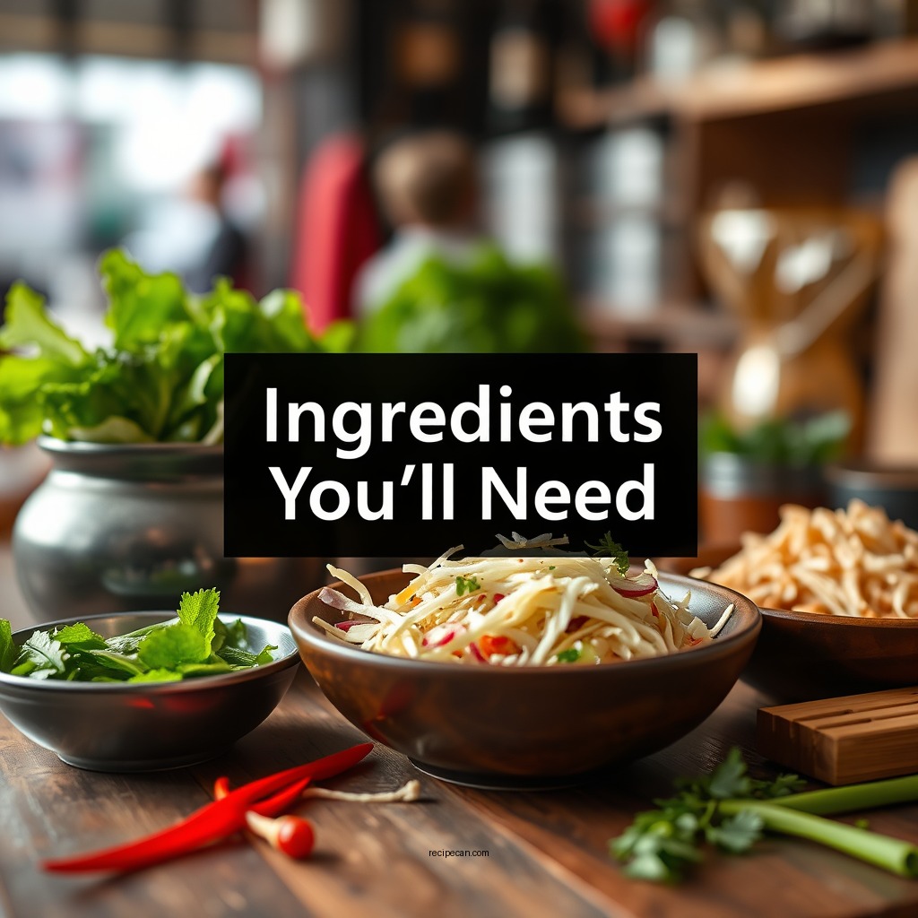 Ingredients You'll Need - best asian coleslaw recipe