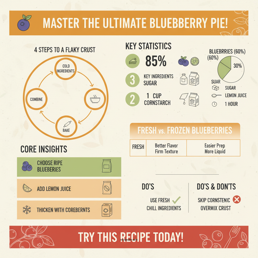 best blueberry pie recipe - Data Infographic and Statistics