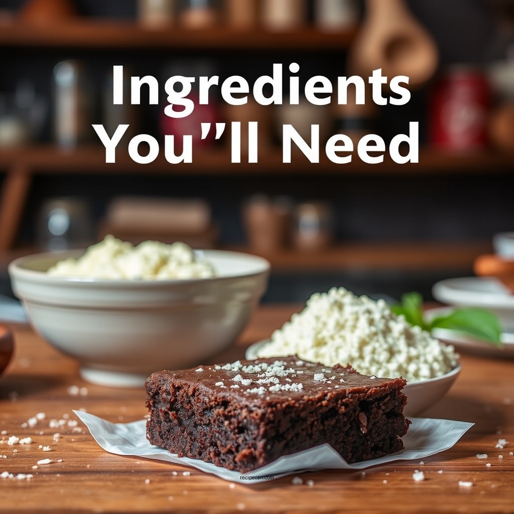 Ingredients You'll Need - best brownie recipe ever