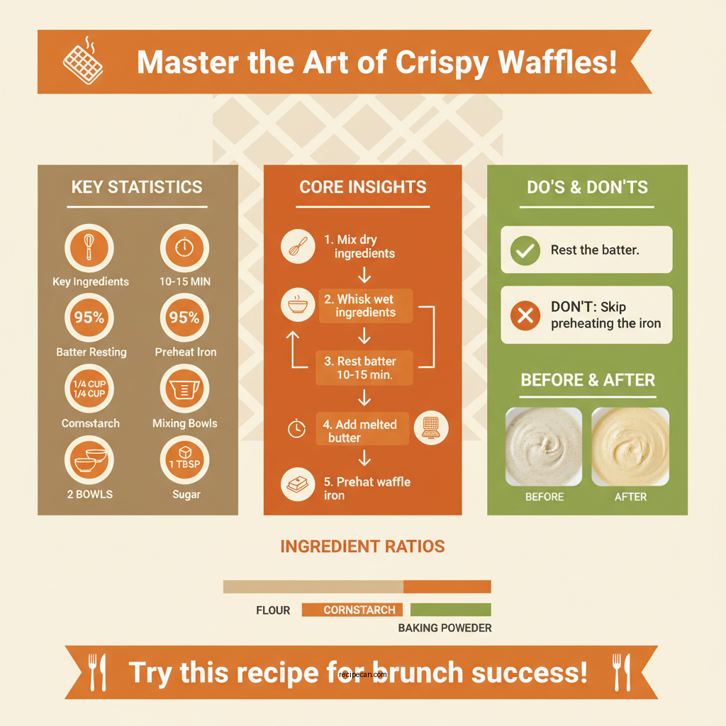 best crispy waffle recipe - Data Infographic and Statistics