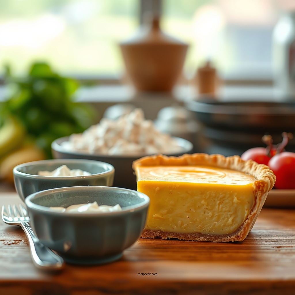 Ingredients You'll Need - best custard pie recipe