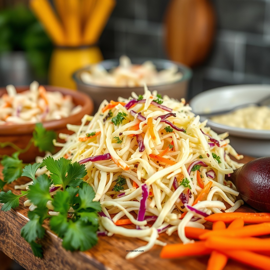 Essential Ingredients for Coleslaw - best ever coleslaw recipe