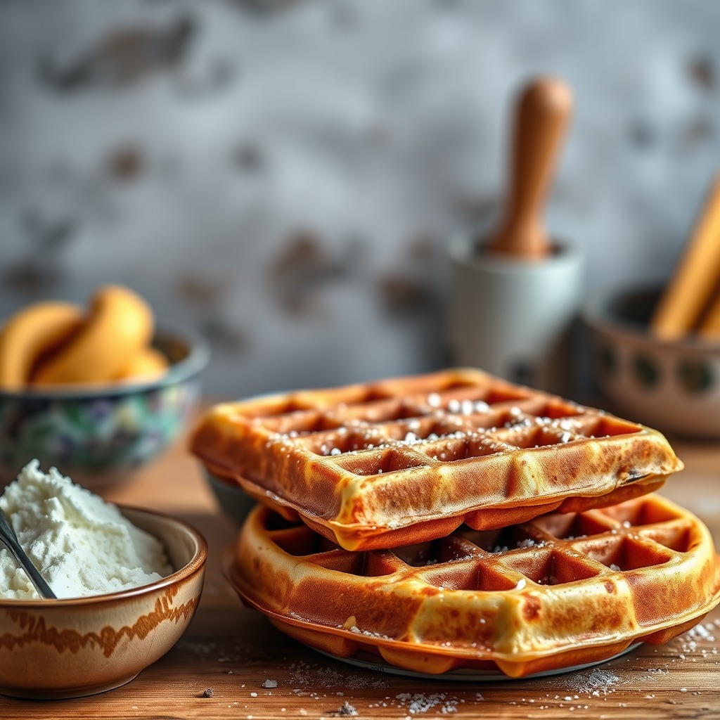 Essential Ingredients for Fluffy Waffles - best fluffy waffle recipe