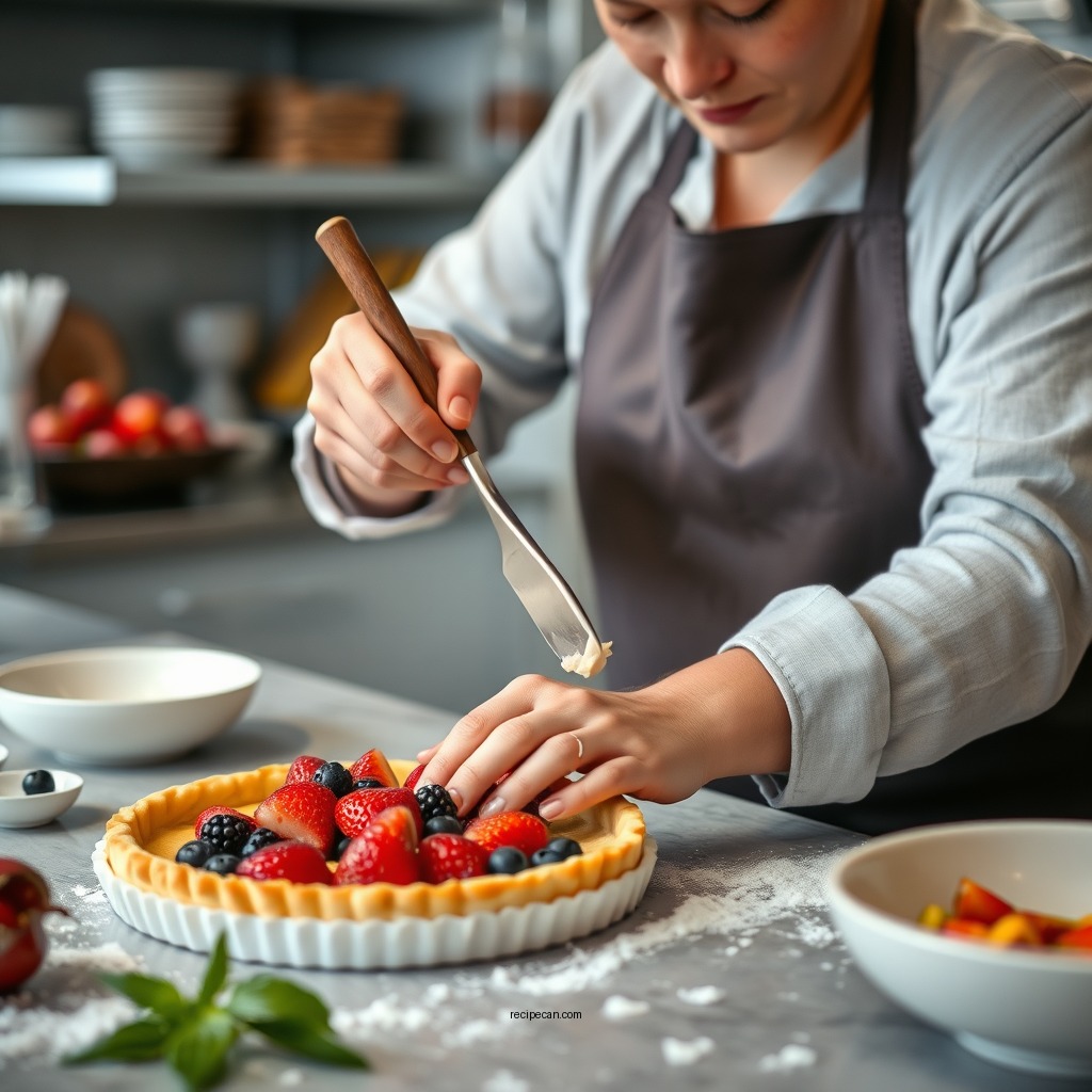 Step-by-Step Instructions for the Crust - best fruit tart recipe