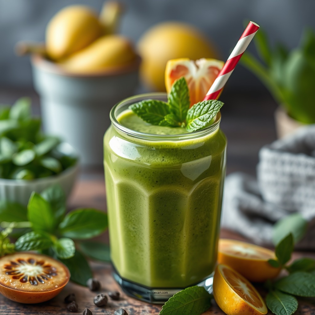 Tropical Green Smoothie Recipe - best green smoothie recipes