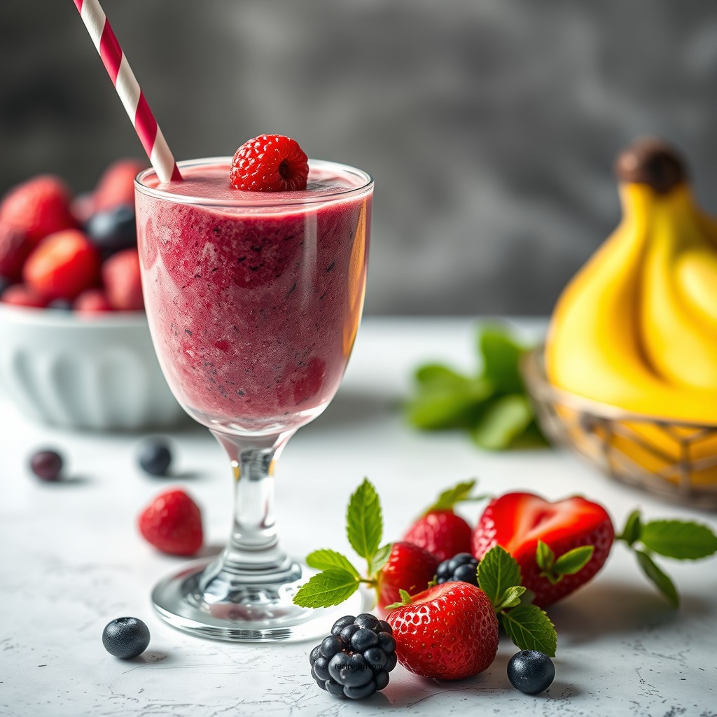 Berry Blast Smoothie - best healthy smoothie recipes