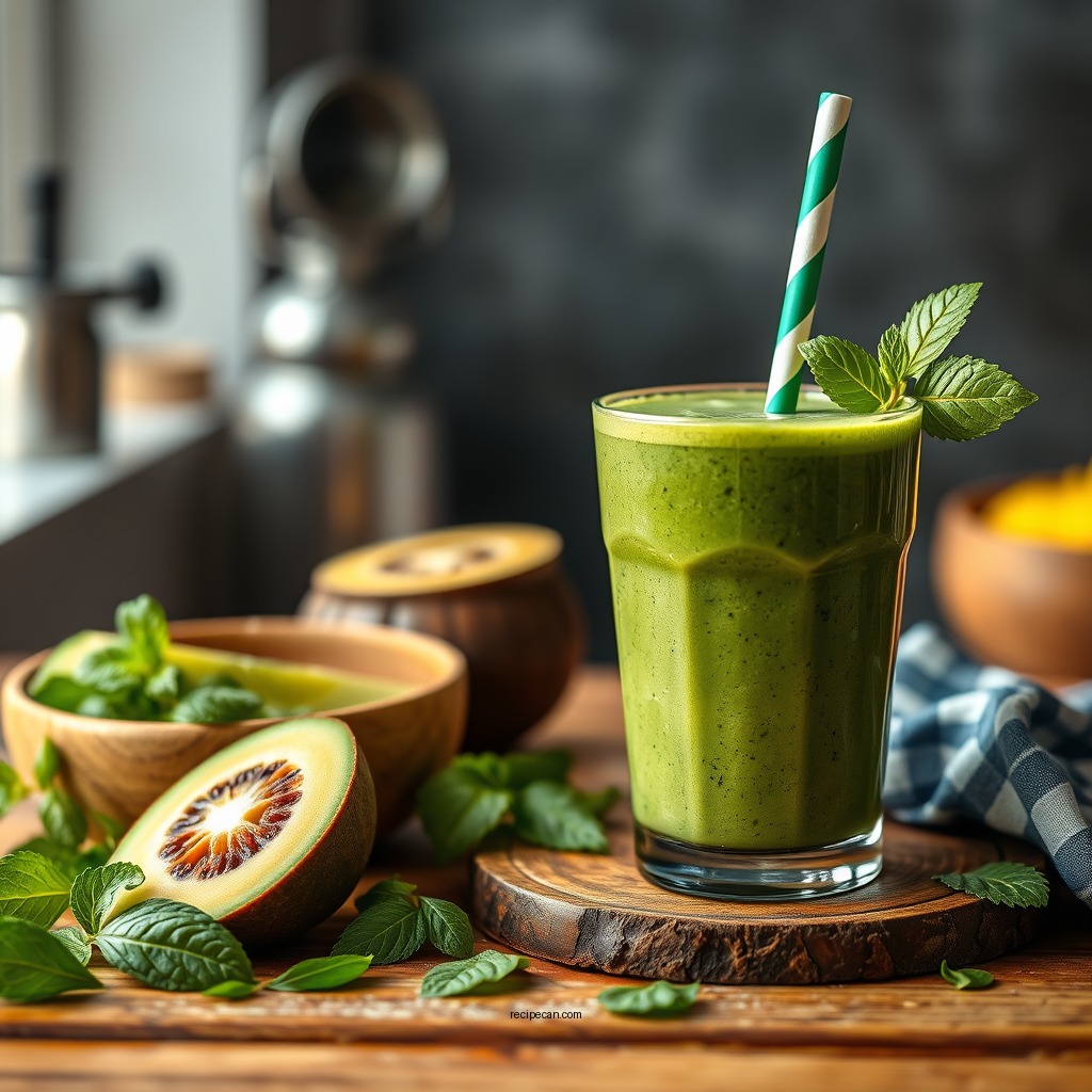 Green Power Smoothie - best healthy smoothie recipes