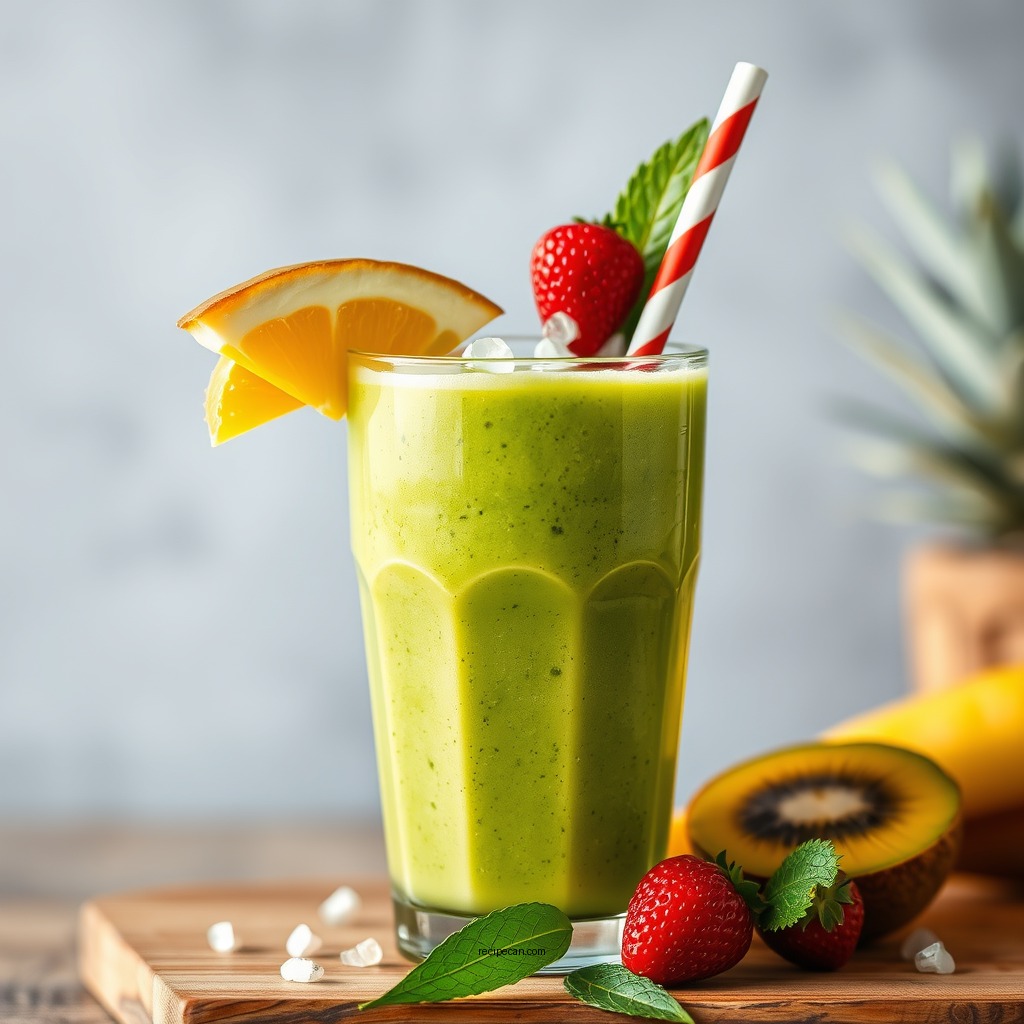 Tropical Paradise Smoothie - best healthy smoothie recipes