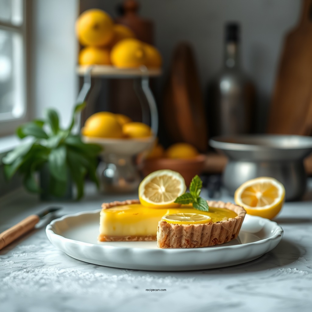 Ingredients for the Perfect Lemon Tart - best lemon tart recipe