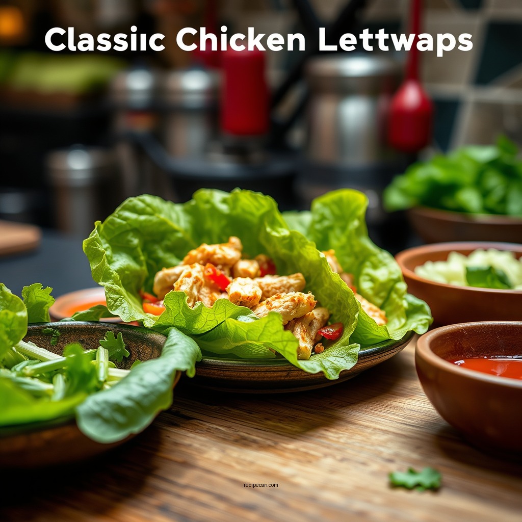 Classic Chicken Lettuce Wraps - best lettuce wrap recipes