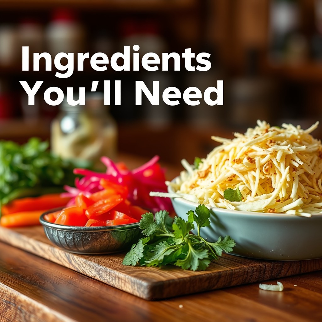 Ingredients You'll Need - best recipe for coleslaw