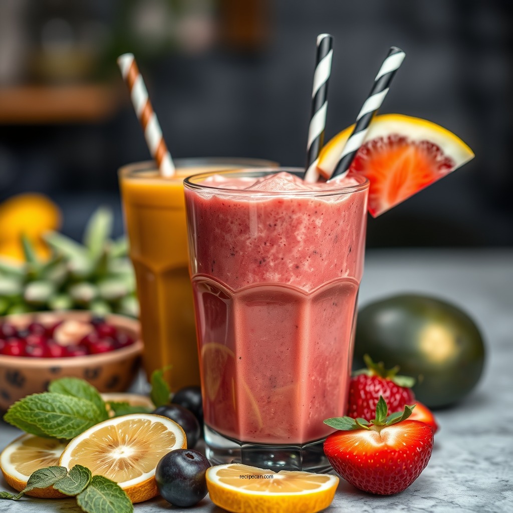 Refreshing Fruit Smoothies - best smoothies recipes