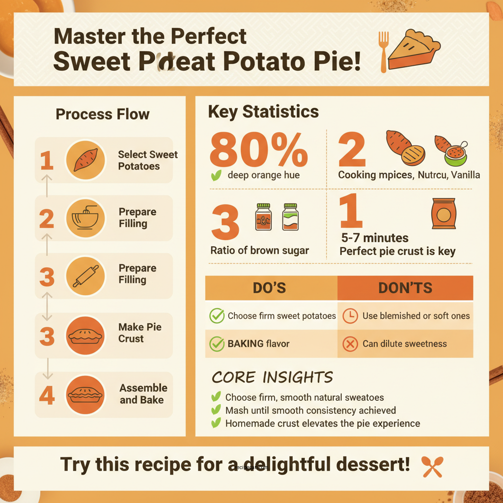 best sweet potato pie recipe - Data Infographic and Statistics