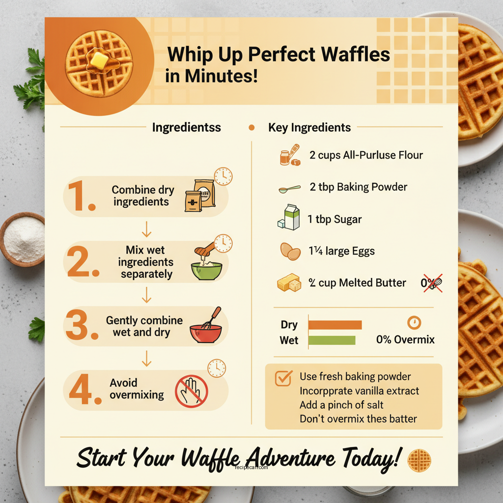 best waffle mix recipe - Data Infographic and Statistics