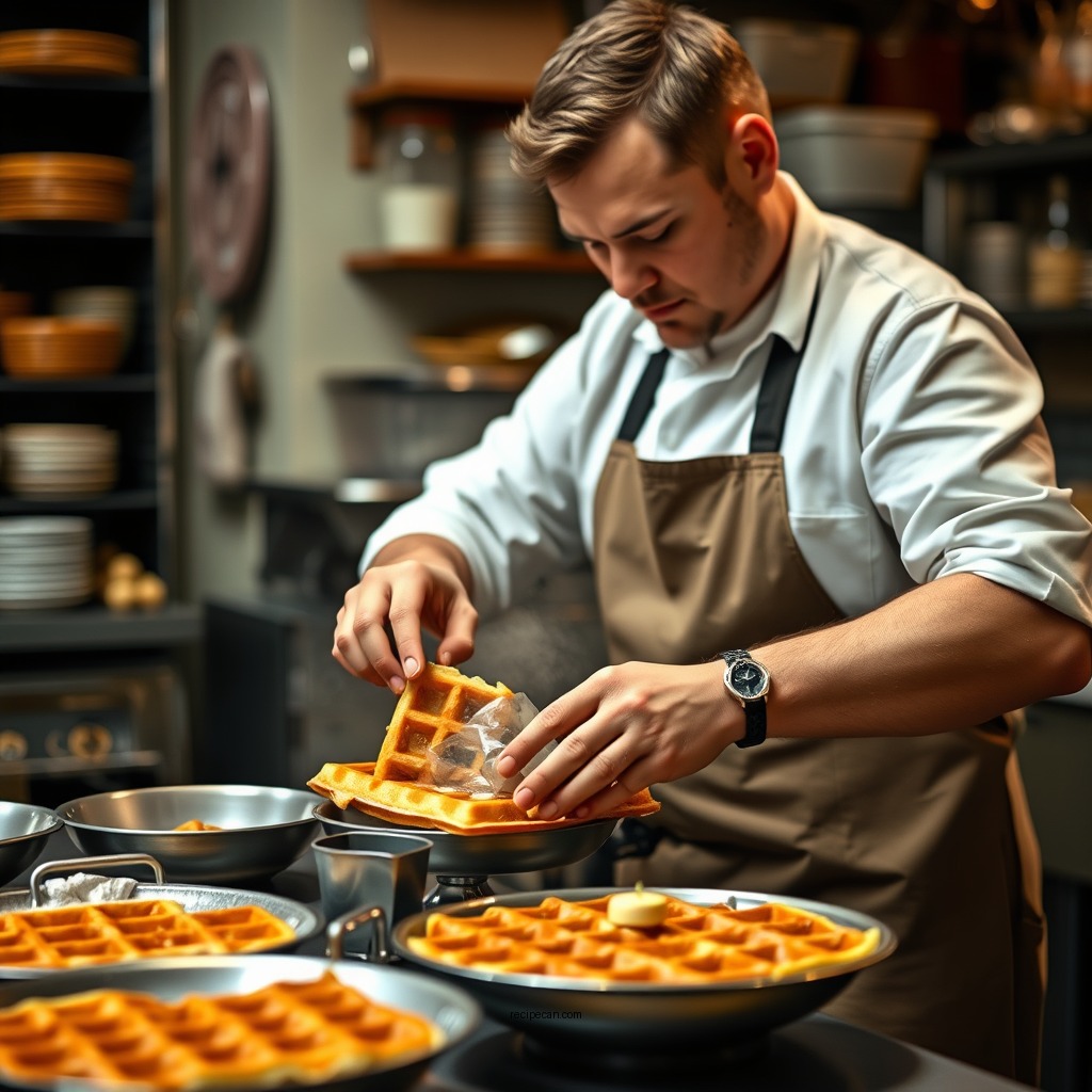 Step-by-Step Preparation of Waffle Mix - best waffle mix recipe