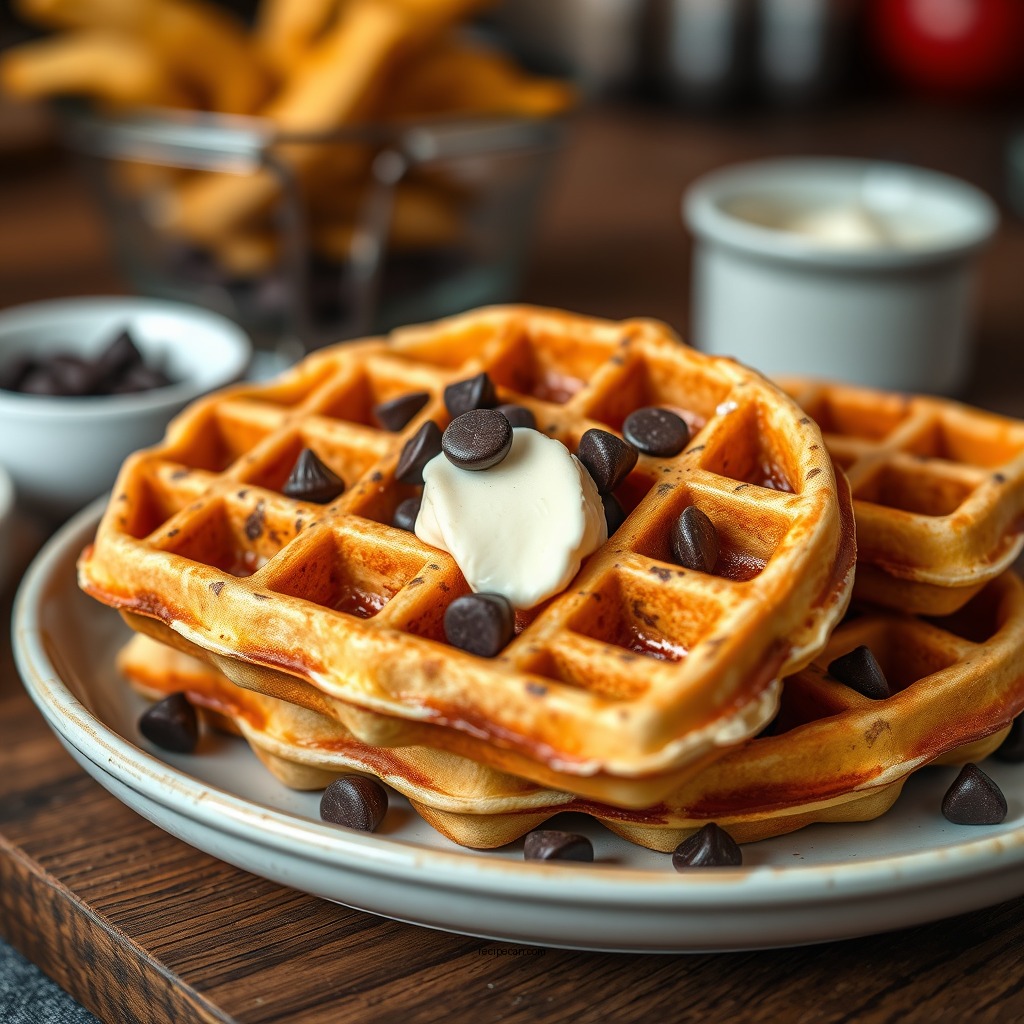 Chocolate Chip Waffles - best waffle recipes