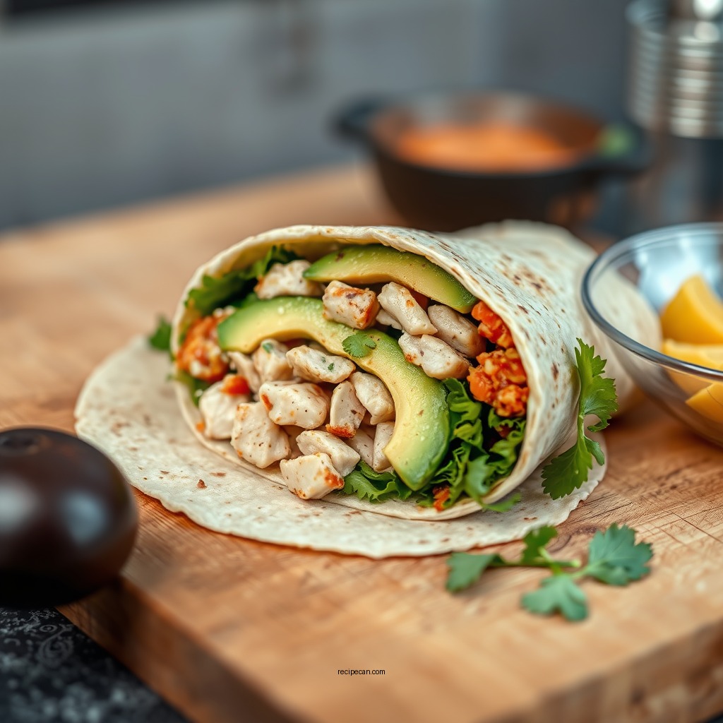 Classic Turkey and Avocado Wrap - best wrap recipes