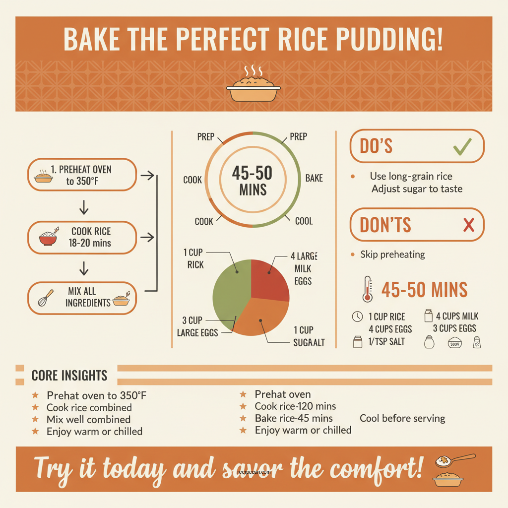 betty crocker baked rice pudding recipe - Data Infographic and Statistics