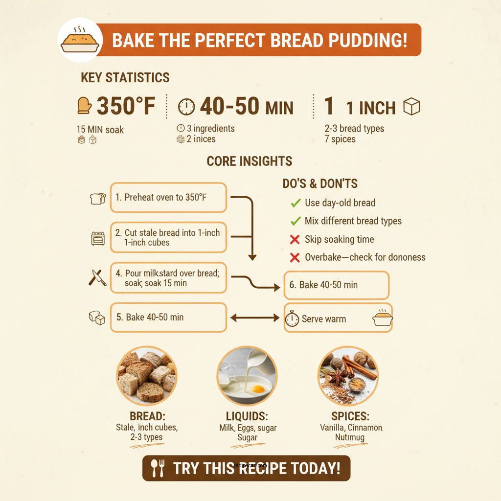 betty crocker recipe for bread pudding - Data Infographic and Statistics