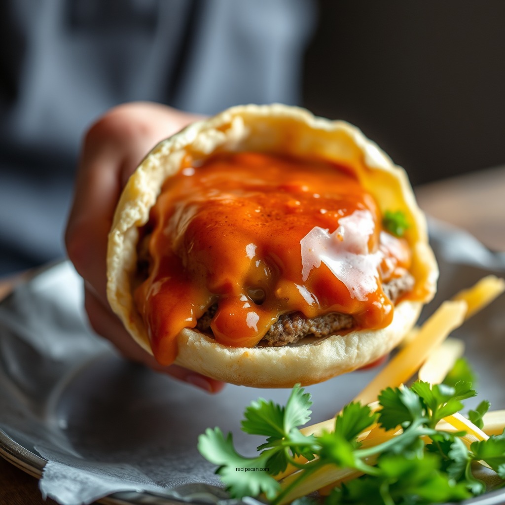 Making the Special Sauce - big mac wrap recipe