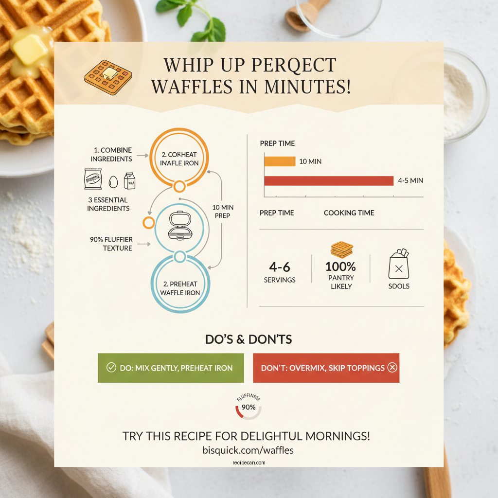 bisquick waffles recipe - Data Infographic and Statistics