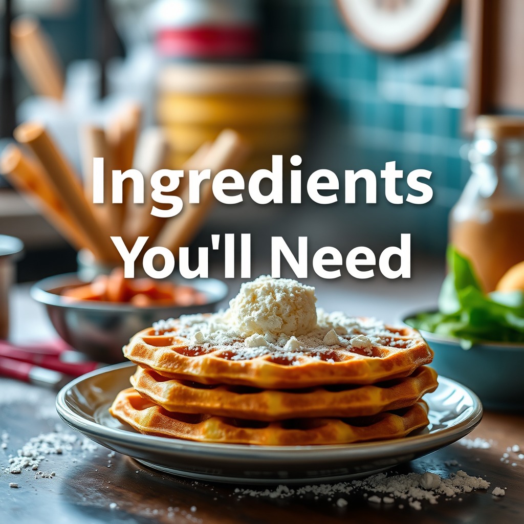 Ingredients You'll Need - bisquick waffles recipe