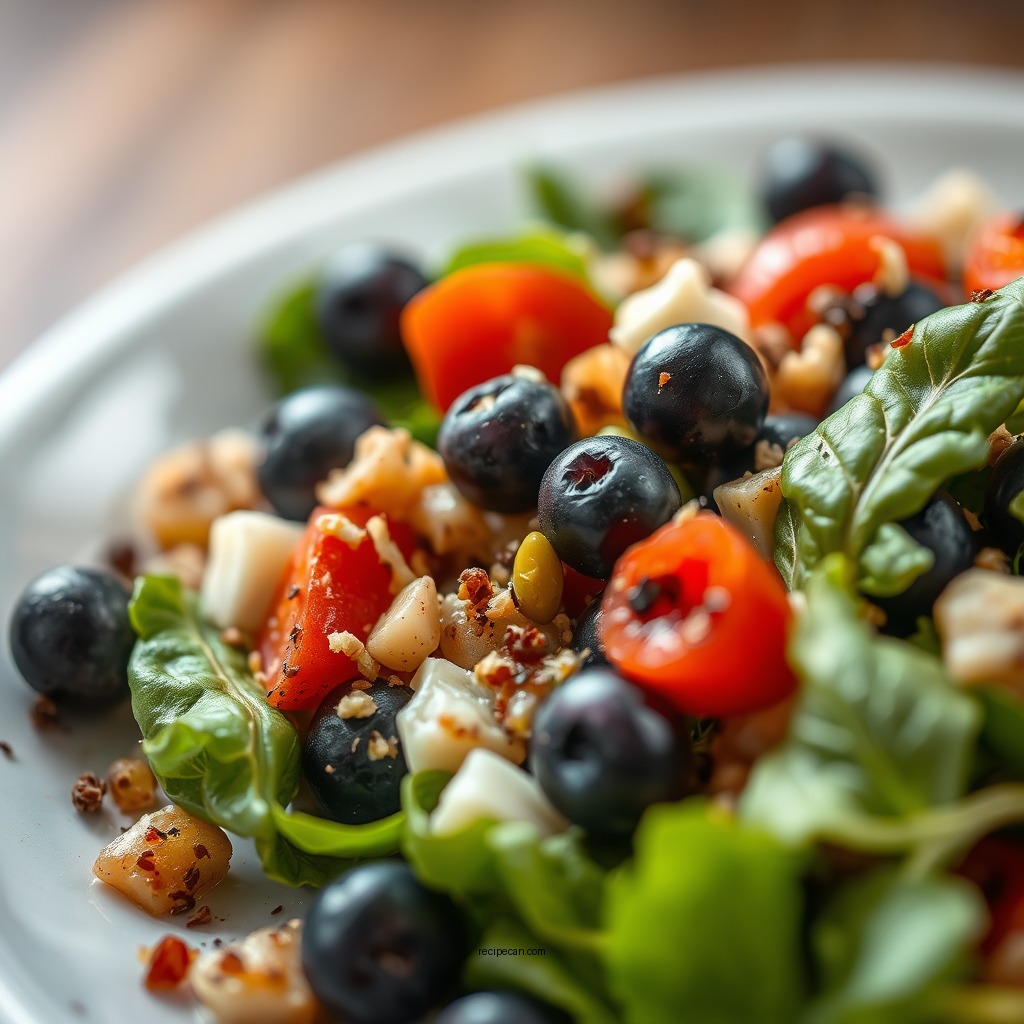 Adding Flavorful Components - black and blue salad recipe