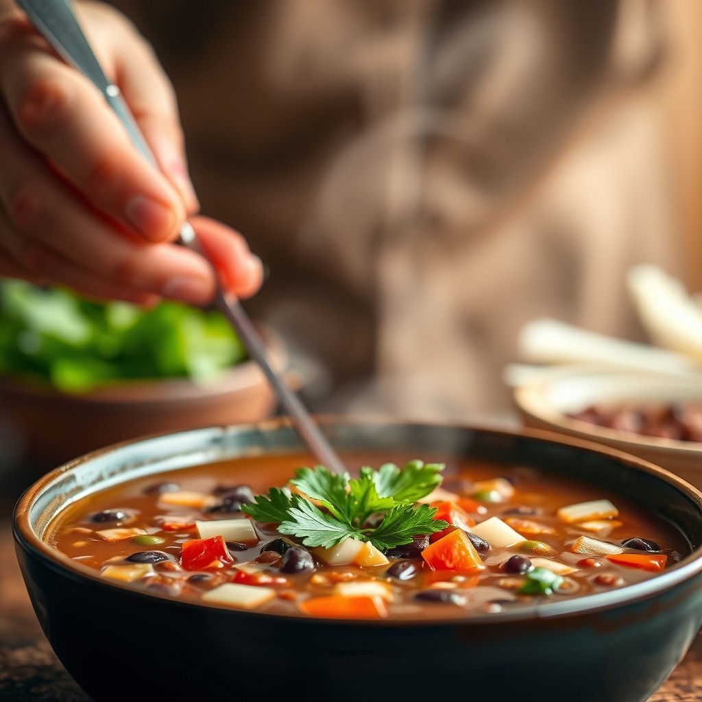 Cooking Tips - black bean and salsa soup recipe